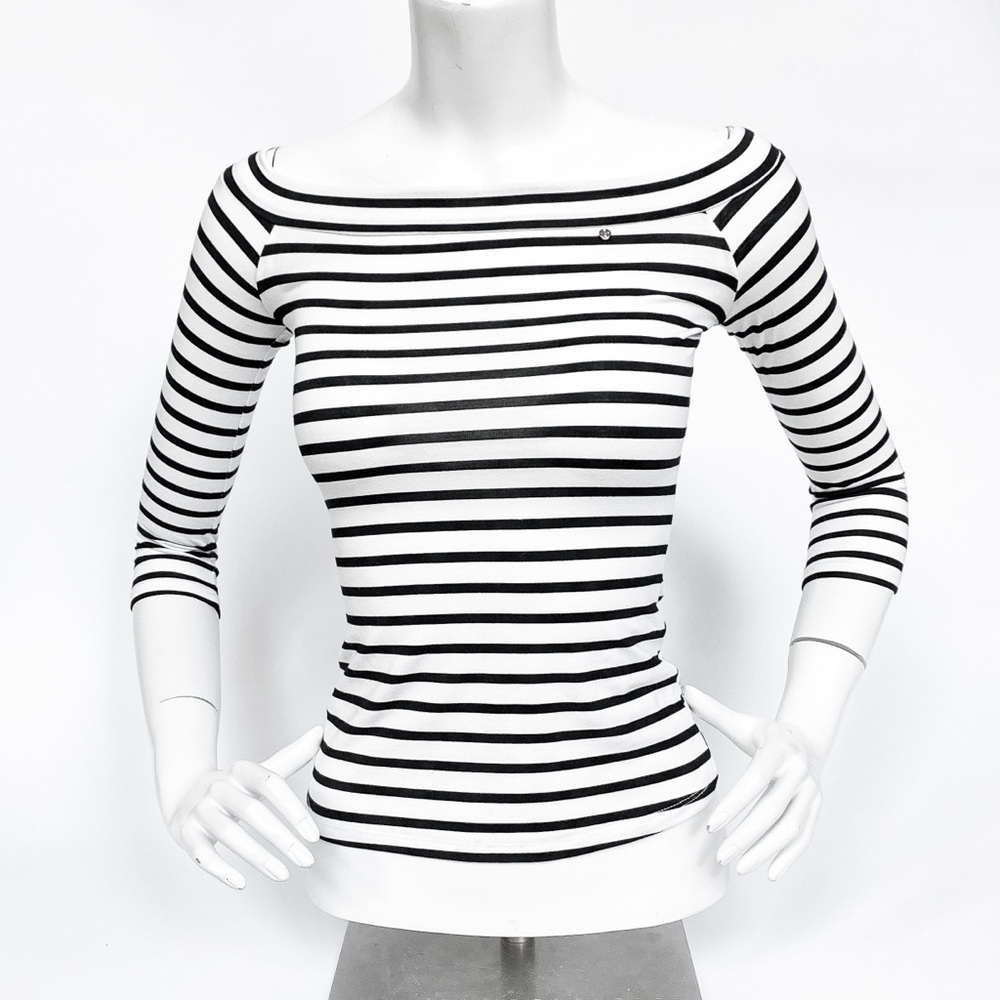 Lime Stretchy Boat Neck Raglan Sleeve Top Sz XXS
